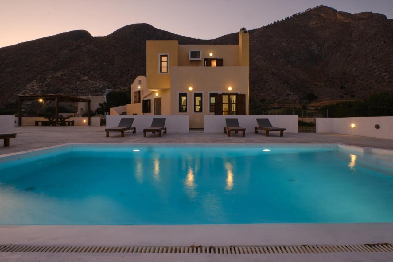 Private Villa Evgenia With Swimming Pool Perissa  Buitenkant foto
