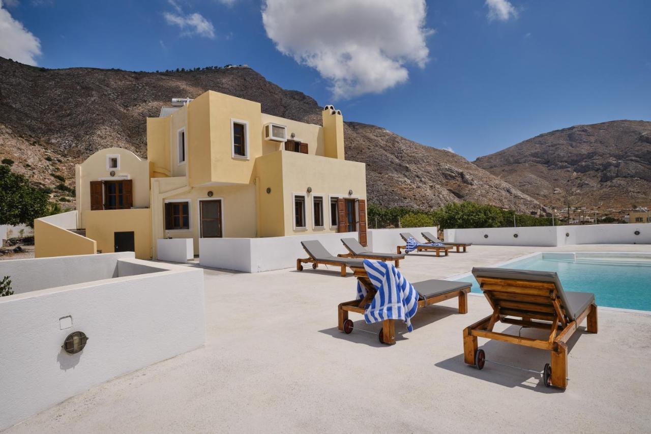 Private Villa Evgenia With Swimming Pool Perissa  Buitenkant foto